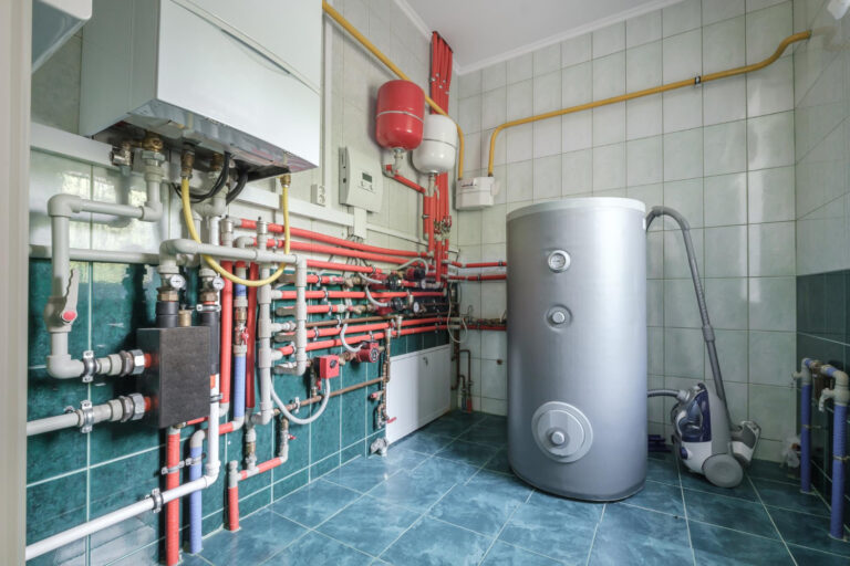 SENIND - Sistema de aquecimento na sala de caldeiras sistema de abastecimento de água e gás